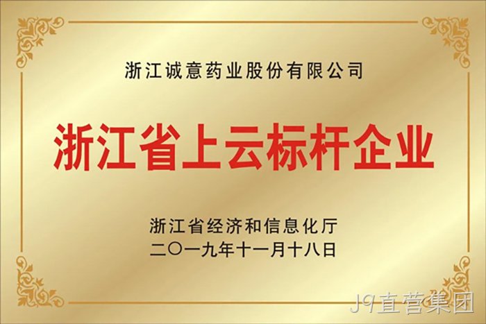 浙江省上云标杆企业